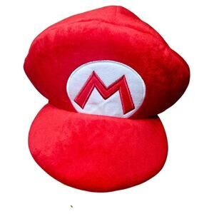Super Nintendo World Mario Red White logo Game Hat. Adjustable. Universal studio